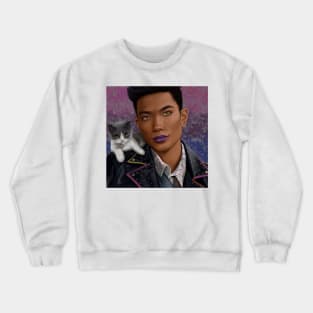 Magnus and Chairman Meow Crewneck Sweatshirt